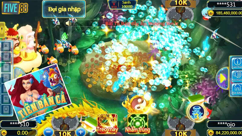 Alt: Lựa chọn vũ khí phù hợp với từng loại cá trong game bắn cá tiên