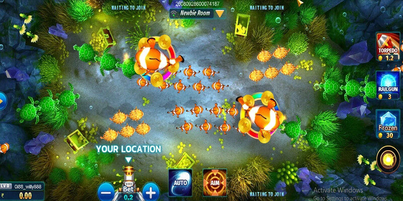 Chơi game Mega Fishing cần biết quản lý vũ khí hiệu quả