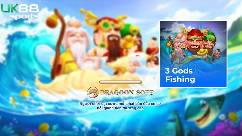 Giao diện game Bắn Cá 3 Gods Fishing